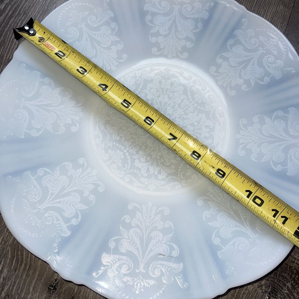 MacBeth-Evans American Sweetheart Monax Opalescent 11.5 Inch Plate Vintage rare